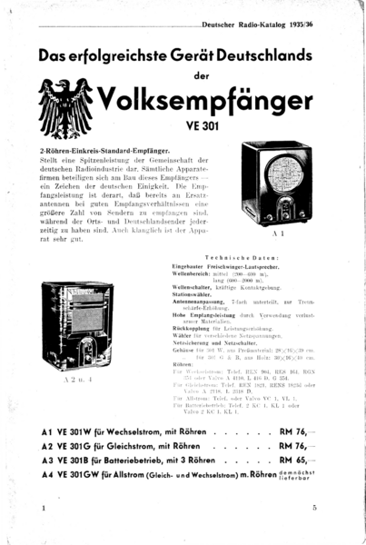 Datei:Arlt 1935 VE301 Reklame.png